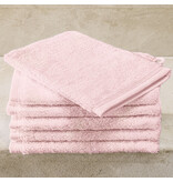 De Witte Lietaer Contessa Waschlappen, Puderrosa – 6 Stück – 16 x 21 cm – Rosa – Baumwolle