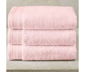 De Witte Lietaer Handdoek Contessa Powder Pink Set 3 stuks 50 x 100 cm Katoen