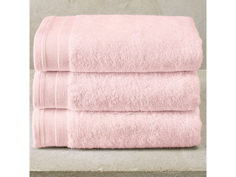 De Witte Lietaer Contessa Powder Pink Towel - Set of 3 - 50 x 100 cm - Pink - Cotton