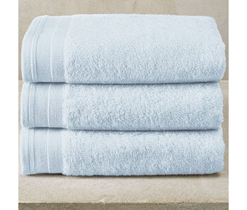 De Witte Lietaer Handdoek Contessa Powder Blue Set 3 stuks 50 x 100 cm Katoen