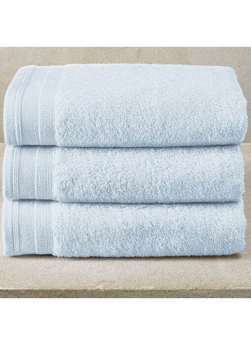 De Witte Lietaer Contessa Towel Powder Blue Set of 3 50 x 100 cm Cotton