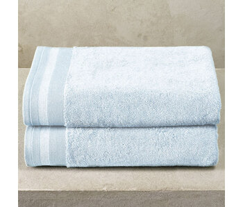 De Witte Lietaer Douchelaken Contessa Powder Blue Set 2 stuks 70 x 140 cm Katoen