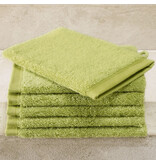 De Witte Lietaer Washandjes Contessa Pistache - 6 stuks - 16 x 21 cm - Groen - Katoen