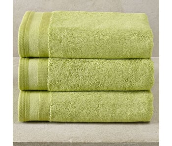 De Witte Lietaer Handdoek Contessa Pistache Set 3 stuks 50 x 100 cm Katoen