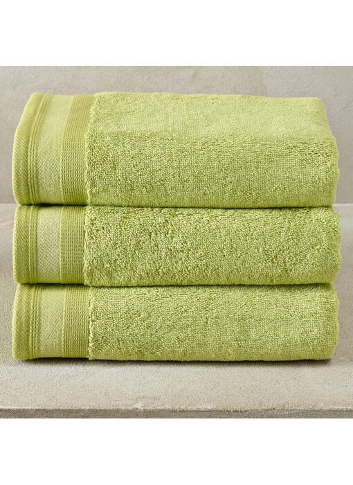 De Witte Lietaer Contessa Pistachio Towel Set of 3 50 x 100 cm Cotton