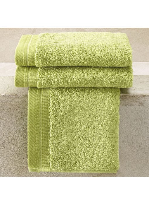De Witte Lietaer Contessa Pistachio Guest Towels 40 x 60 cm 3 pieces Cotton