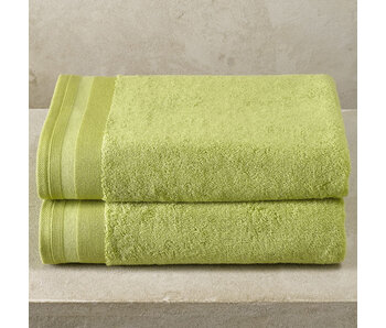 De Witte Lietaer Douchelaken Contessa Pistache Set 2 stuks 70 x 140 cm Katoen