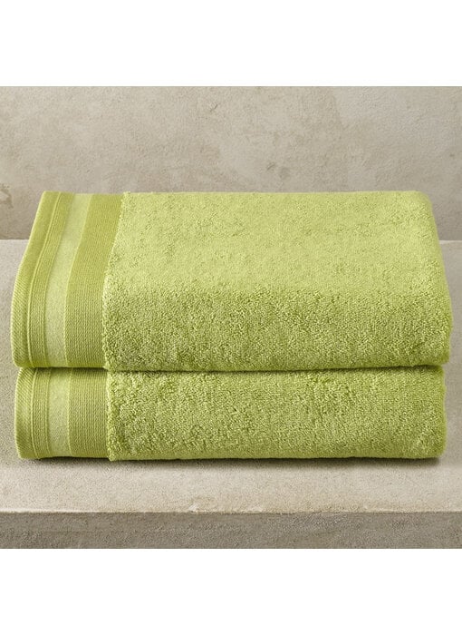 De Witte Lietaer Contessa Pistachio Shower Towel Set of 2 70 x 140 cm Cotton