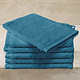 Waschlappen Contessa Capri Blau, 6 Stück, 16 x 21 cm, Baumwolle