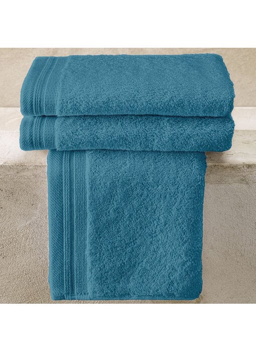 De Witte Lietaer Guest towels Contessa Capri Blue 40 x 60 cm 3 pieces Cotton