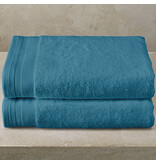De Witte Lietaer Douchelaken Contessa Capri Blue - Set 2 stuks - 70 x 140 cm - Blauw - Katoen