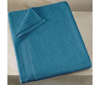 De Witte Lietaer Badetuch Contessa Capri Blau 100 x 150 cm Baumwolle