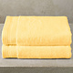 Douchelaken Contessa Butter Yellow Set 2 stuks 70 x 140 cm Katoen