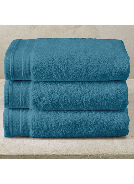 De Witte Lietaer Contessa Capri Blue Towel Set of 3 50 x 100 cm Cotton