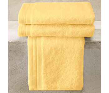 De Witte Lietaer Guest Towels Contessa Butter Yellow 40 x 60 cm 3 pieces Cotton