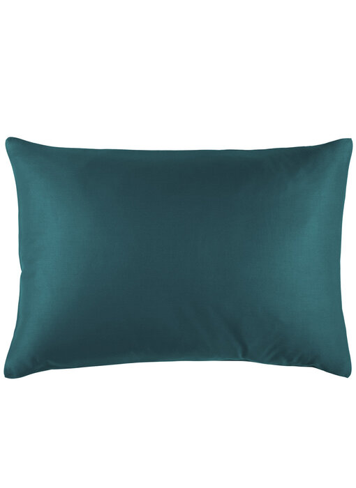 De Witte Lietaer Taie d'oreiller Olivia vert lac 50 x 70 cm en satin de coton