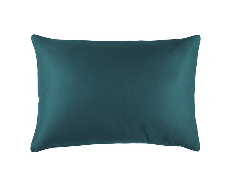 De Witte Lietaer Kussensloop Olivia Lake Green - 50 x 70 cm - Groen - Katoen Satijn