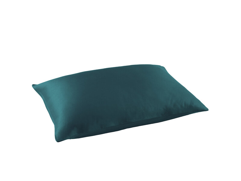 De Witte Lietaer Olivia Lake Green Pillowcase - 50 x 70 cm - Green - Cotton Satin