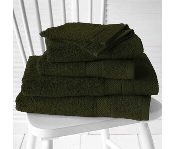 De Witte Lietaer Promopack Helene Khaki - Badtextiel set à 6 stuks