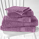 Promopack Helene Smokey Grape - Badtextiel set à 6 stuks