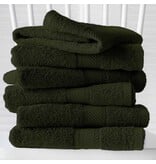 De Witte Lietaer Helene Khaki Gästetücher – 30 x 50 cm – 6 Stück – Grün – Baumwolle