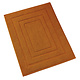 Bath mat Pacifique Caramel 70 x 120 cm Cotton