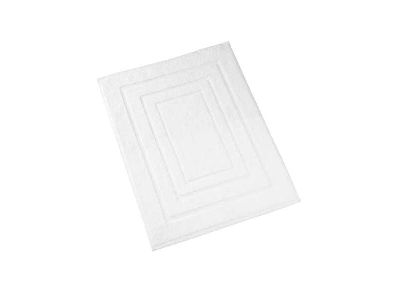 De Witte Lietaer Pacifique White Bath Mat - 70 x 120 cm - White - Cotton