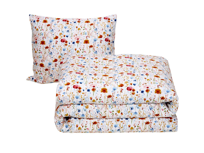Moodit Duvet Cover Odil Anette Bloom Paradise - 140 x 200/220 + 60 x 70 cm - Multi - Cotton