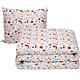Housse de couette Odil Anette Bloom Paradise 140 x 200/220 cm Coton