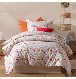 Moodit Housse de couette Odil Anette Bloom Paradise - 140 x 200/220 + 60 x 70 cm - Multicolore - Coton