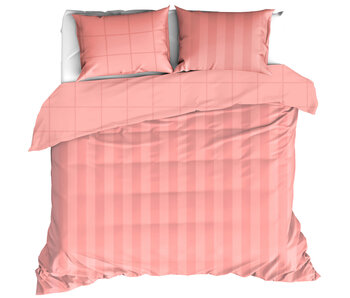 De Witte Lietaer Bettbezug Zygo Blush 200 x 200/220 + 2 x 60 x 70 cm Baumwollsatin