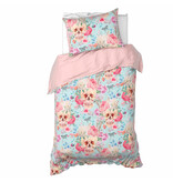 De Witte Lietaer Housse de couette Mexicana Blush - 140 x 200/220 + 60 x 70 cm - Satin de coton