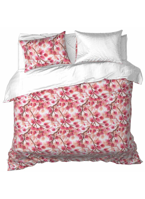 De Witte Lietaer Bettbezug Ines Blushy Cheeks 260 x 240 + 2 x 60 x 70 cm, Baumwollsatin