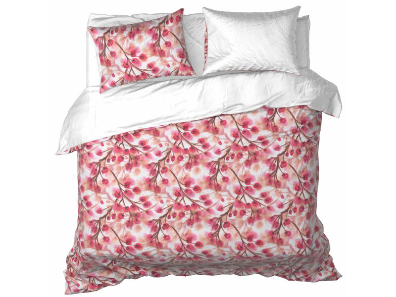 De Witte Lietaer Housse de couette Ines Blushy Cheeks - 200 x 200/220 cm + 2 x 60 x 70 cm - Satin de coton