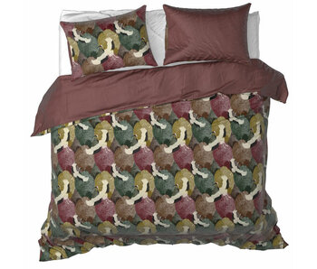 De Witte Lietaer Dekbedovertrek Goliath Bordeaux 260 x 240 + 2x 60 x 70 cm Katoen Satijn