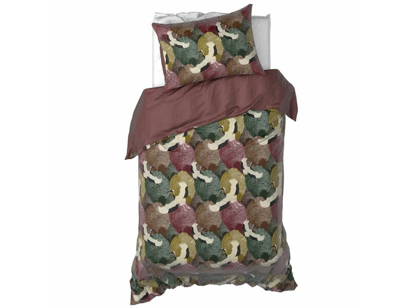 De Witte Lietaer Bettbezug Goliath Bordeaux - 140 x 200/220 + 60 x 70 cm - Baumwollsatin