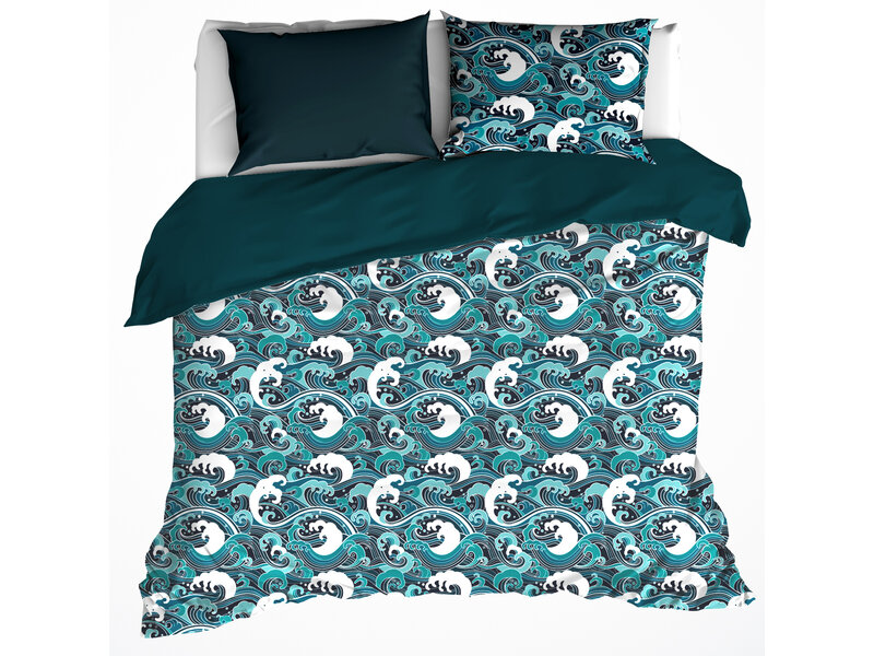 De Witte Lietaer Beaufort Reflecting Pond Duvet Cover - 260 x 240 cm + 2 x 60 x 70 cm - Cotton Satin