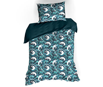 De Witte Lietaer Duvet cover Beaufort Reflecting Pond 140 x 200/220 + 60 x 70 cm Cotton Satin