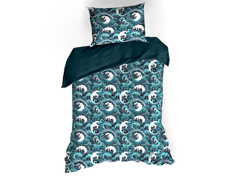 De Witte Lietaer Beaufort Reflecting Pond Duvet Cover - 140 x 200/220 + 60 x 70 cm - Cotton Satin