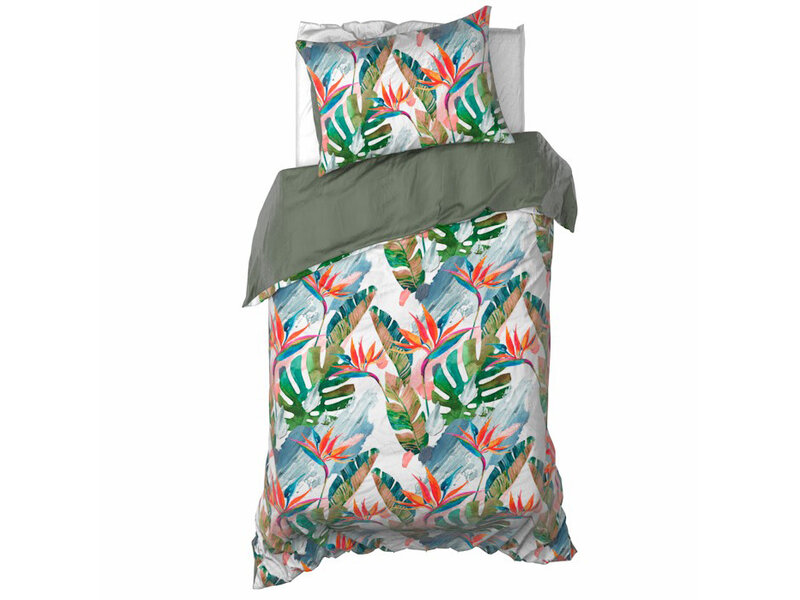 De Witte Lietaer Dekbedovertrek Barbados Freetop - 140 x 200/220 + 60 x 70 cm - Katoen Satijn