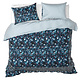 Housse de couette Arabella bleu poudré 260 x 240 cm + 2 housses de couette 60 x 70 cm en satin de coton