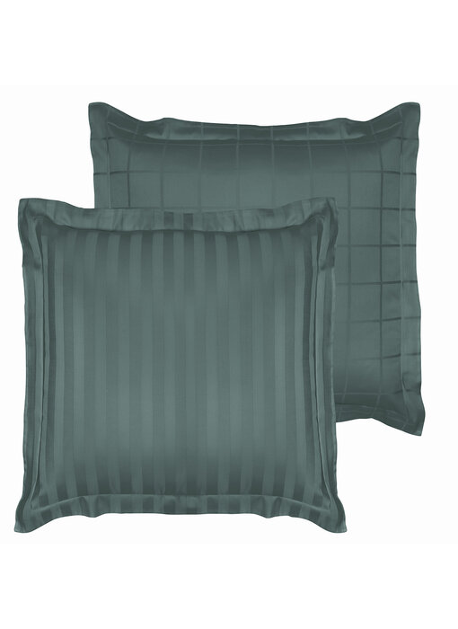 De Witte Lietaer Taie d'oreiller Zygo Atlantic 60 x 70 cm en satin de coton