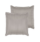 De Witte Lietaer Taie d'oreiller Zygo Atmosphere - 60 x 70 cm - Gris - Satin de coton