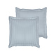 Kussensloop Zygo Ice Blue 60 x 70 cm Katoen Satijn