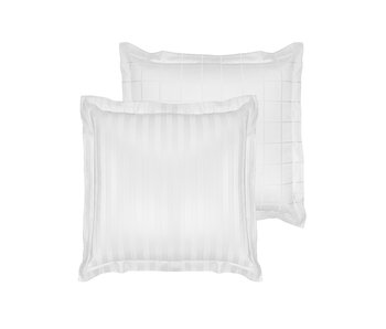 De Witte Lietaer Kussensloop Zygo White 60 x 70 cm Katoen Satijn