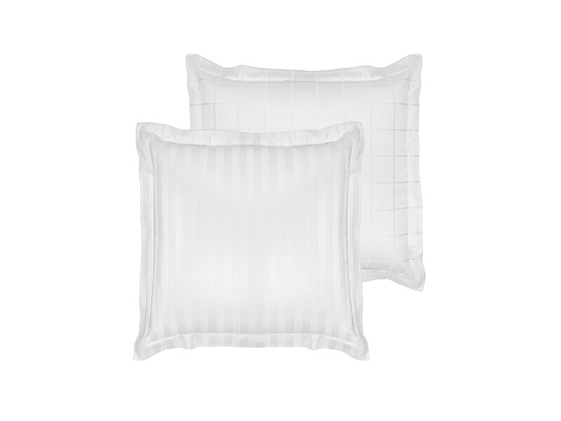De Witte Lietaer Zygo White Pillowcase - 60 x 70 cm - White - Cotton Satin