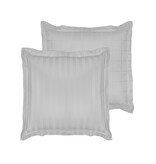 De Witte Lietaer Taie d'oreiller Zygo Silver - 50 x 70 cm - Grise - Satin de coton