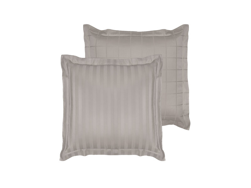 De Witte Lietaer Zygo Atmosphere Pillowcase - 50 x 70 cm - Grey - Cotton Satin