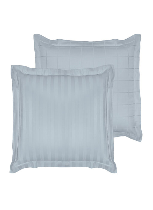 De Witte Lietaer Taie d'oreiller Zygo bleu glacier 50 x 70 cm en satin de coton