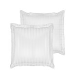 De Witte Lietaer Taie d'oreiller Zygo - 50 x 70 cm - Blanche - Satin de coton